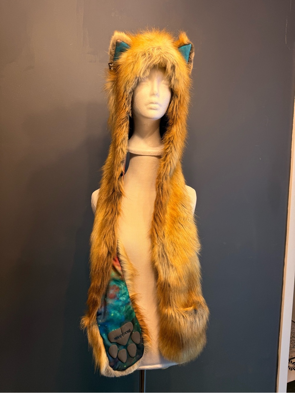SpiritHoods x Black Milk Red Fox Rainbow Faux Fur Hood Collector’s Edition